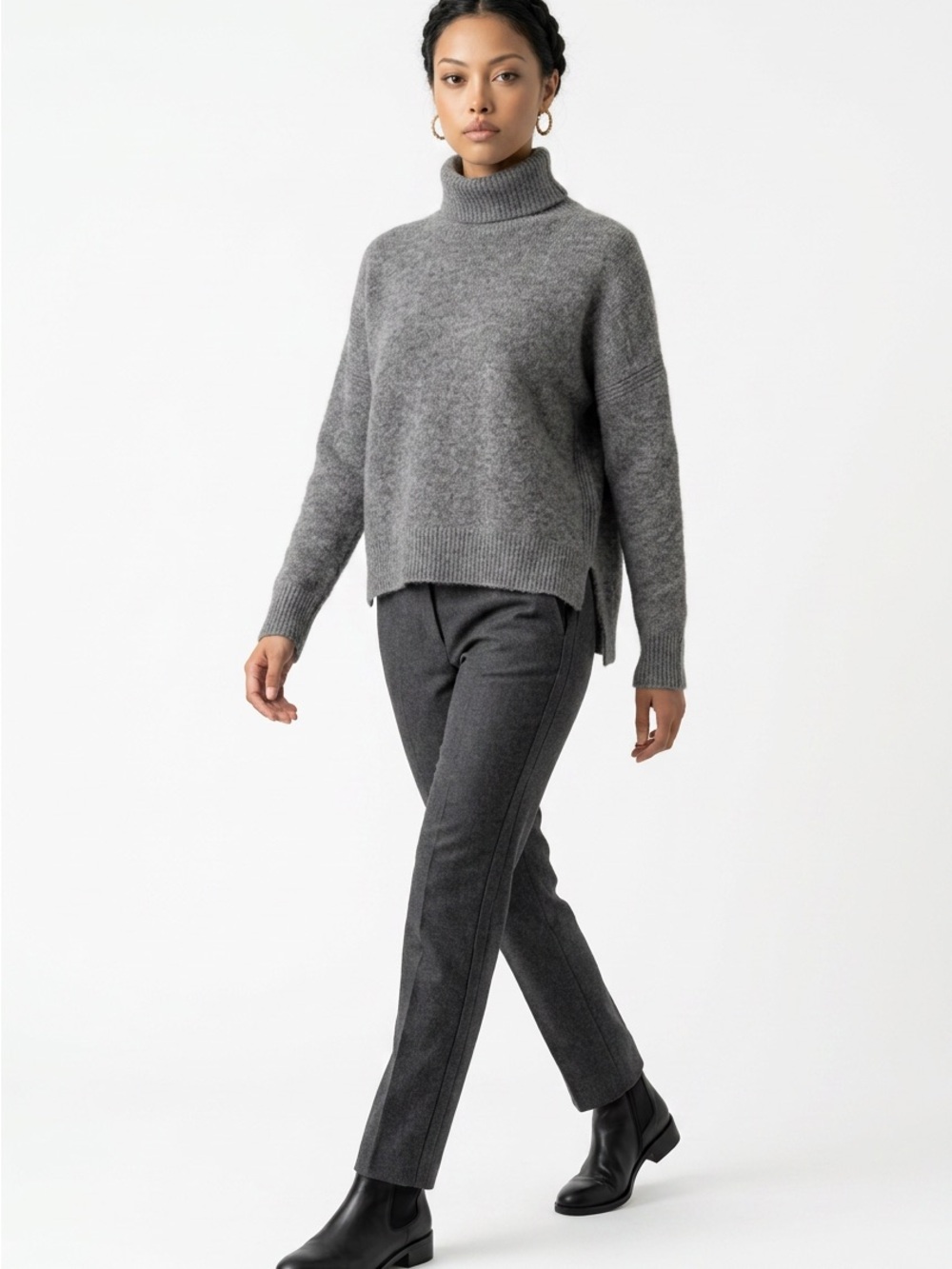 ALL SAINTS Wool blend turtleneck Sweater US L
